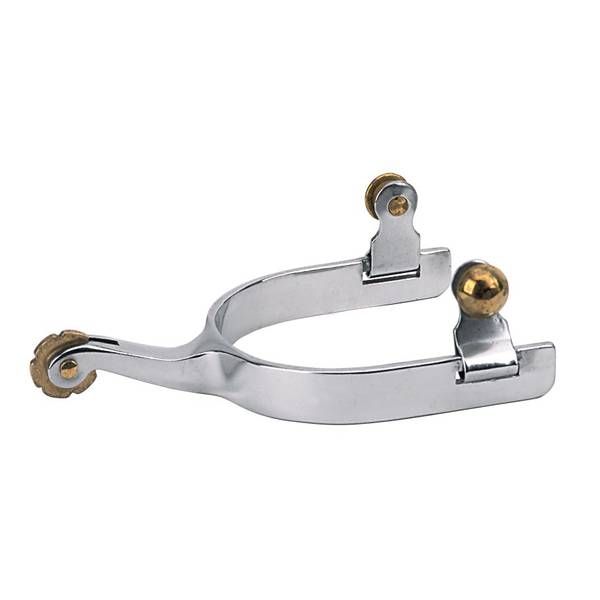 Weaver Men's Roping Spurs with Plain Band - 25-8193