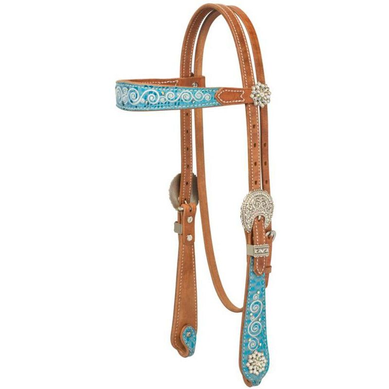 Weaver Snowflake Browband Headstall