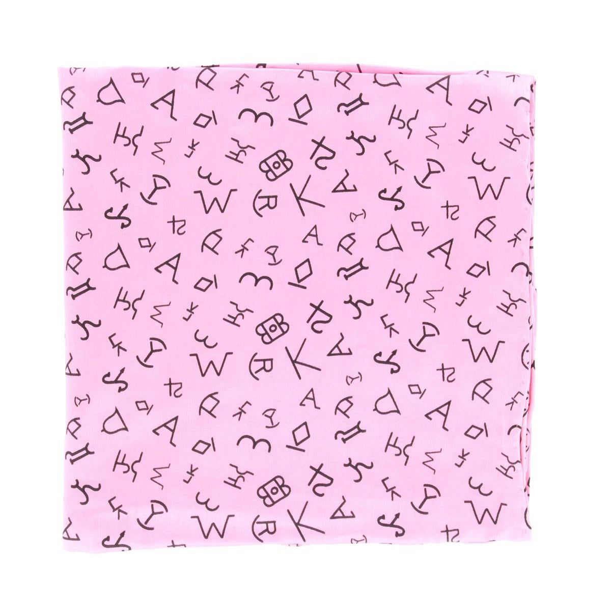Wild Rag Branded Patterned 33x33 Hot Pink