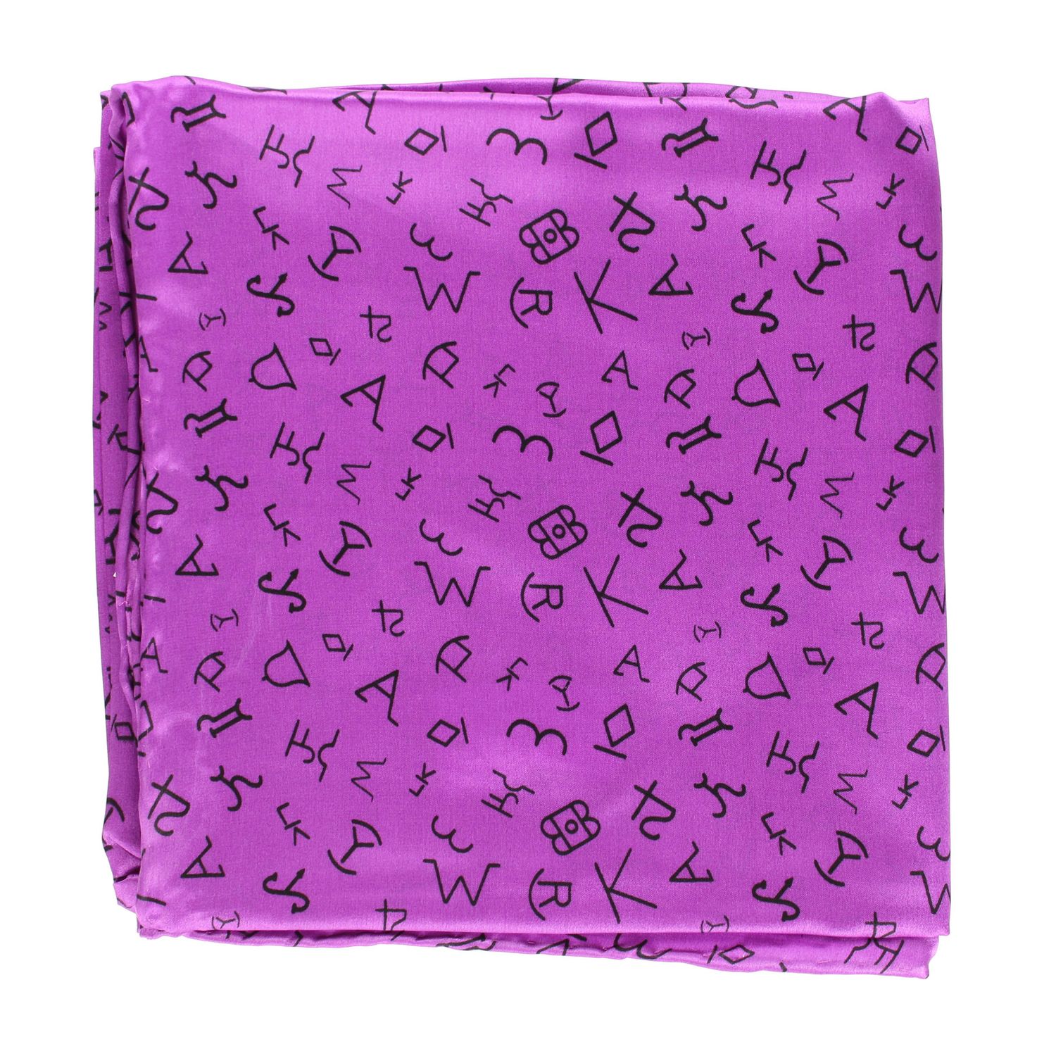 Wild Rag Branded Patterned 33x33 Purple