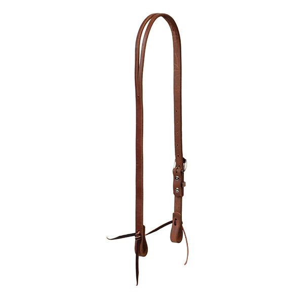 Weaver Protack Split Ear Headstall w/Designer Hardware - Saltlick Heel Buckle