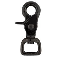 Weaver Square Scissor Snap - Black - 3/4"