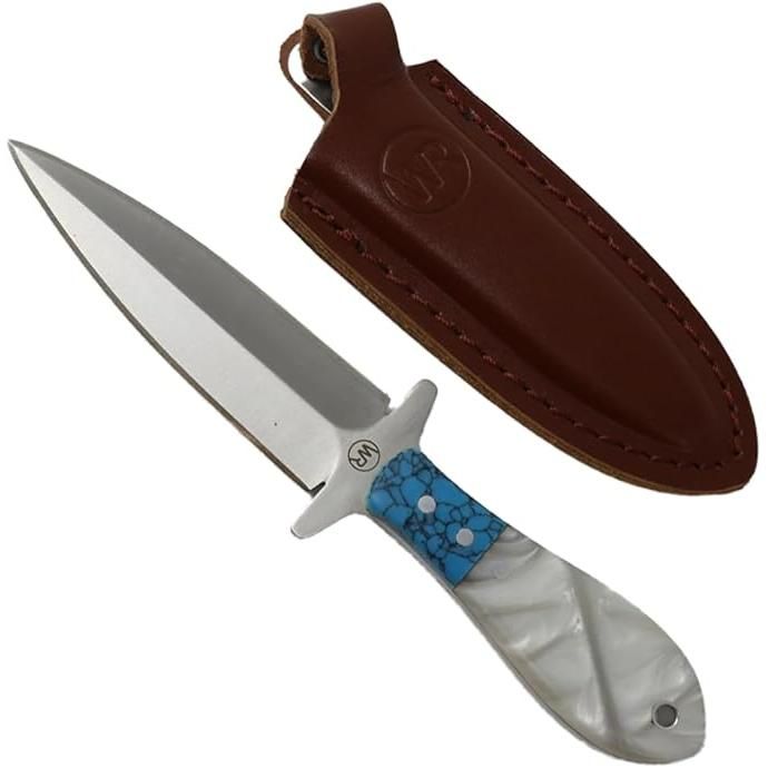 Whiskey Bent Pearl Agate Vaquero Dagger