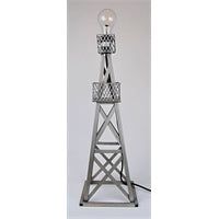Wilco Oil Derrick Table Lamp Pewter