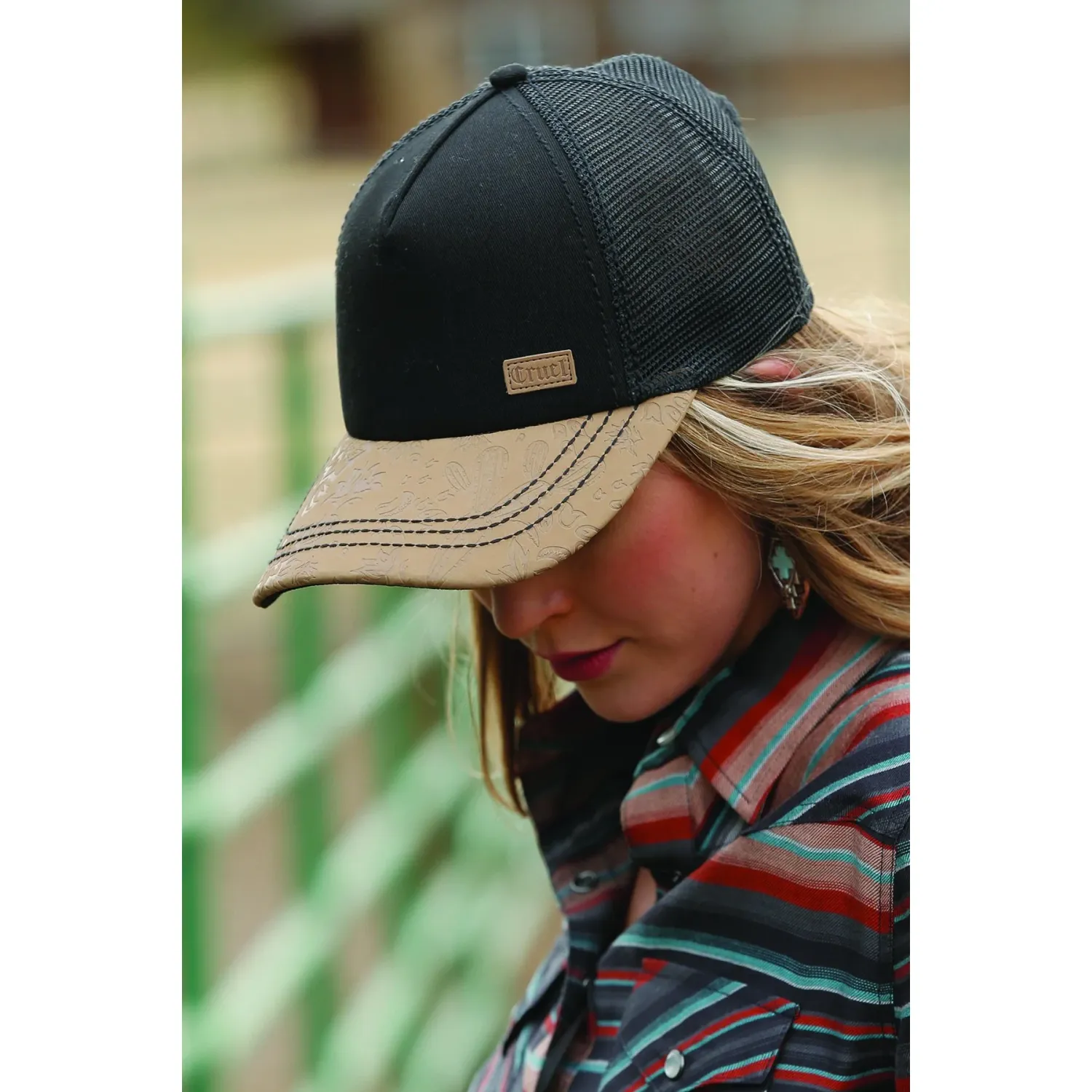 Womens Trucker Cap - Black