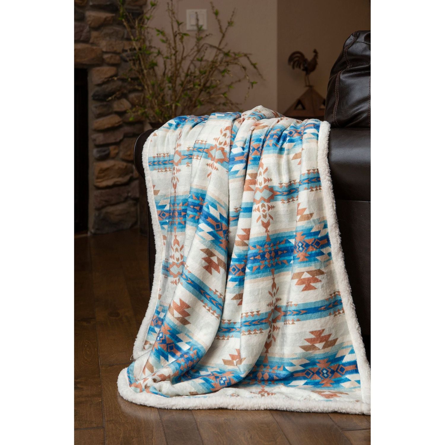 Wrangler Stack Rock Southwest Throw