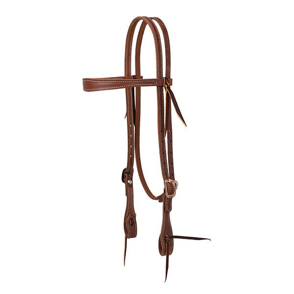 Weaver Protack Slim Browband Headstall-copper flower