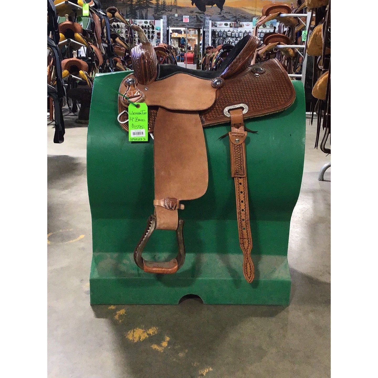 Western Tuff 14" Barrel Saddle - 3292023-31