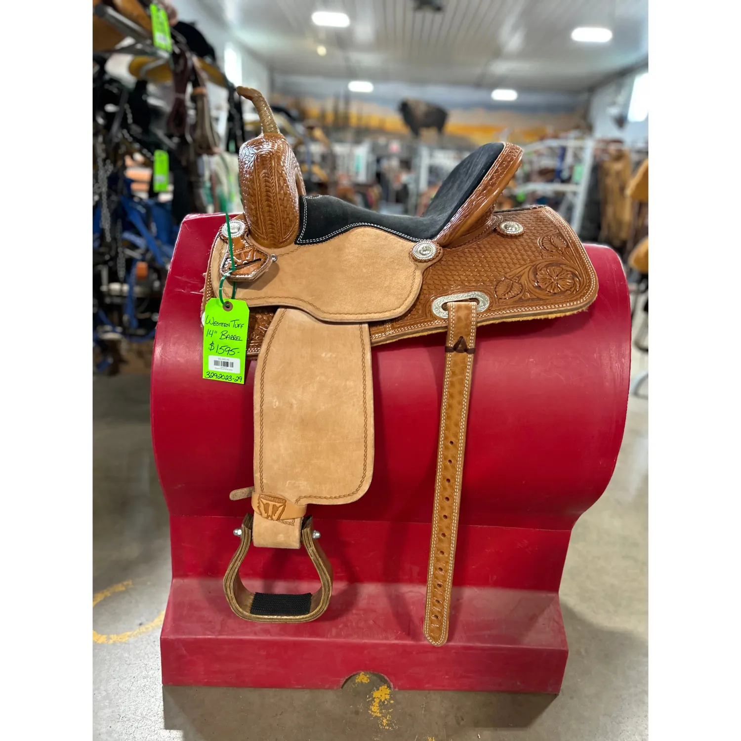 Western Tuff 14" Barrel Saddle - 3292023-29