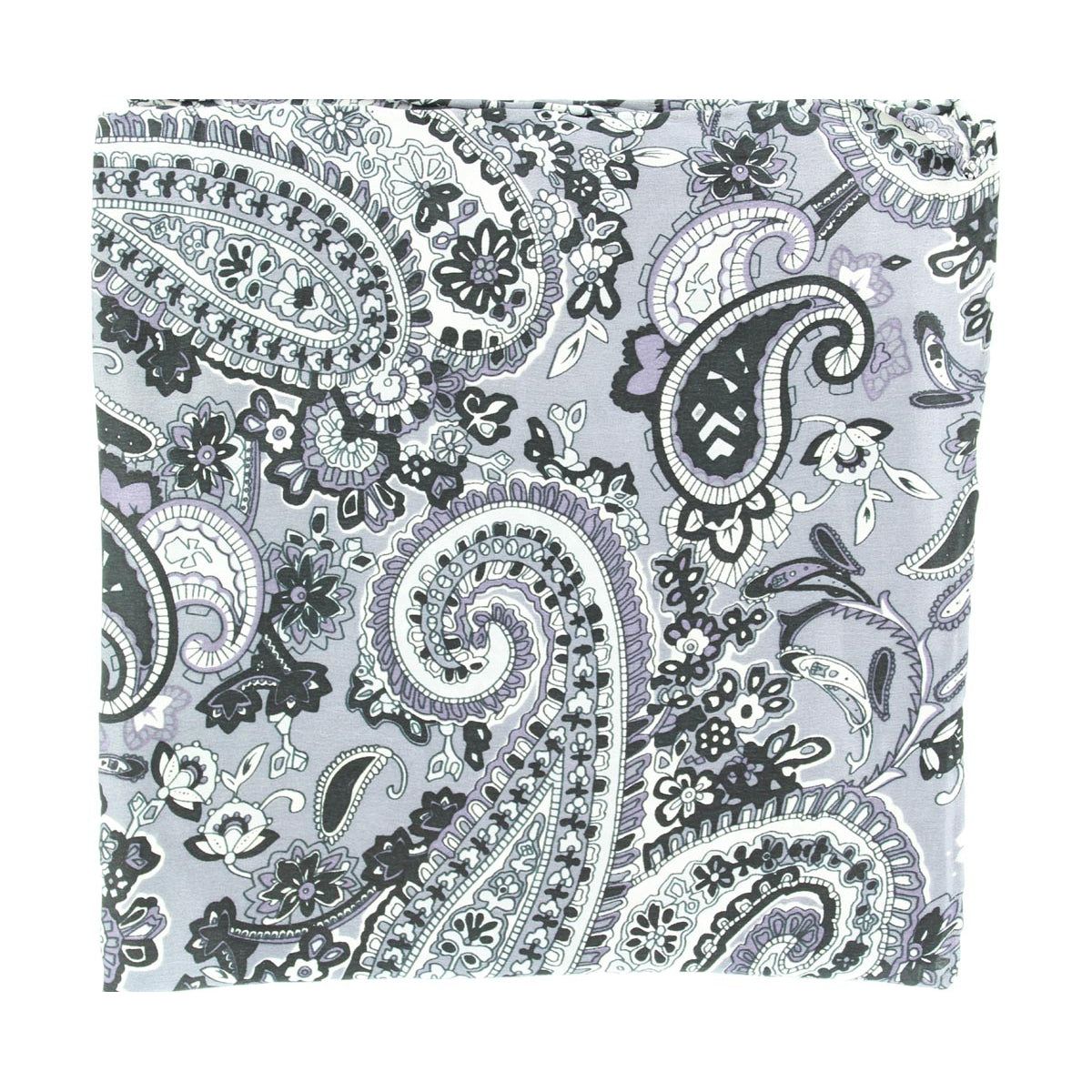WIld Rag Paisley Patterned 33x33 Grey