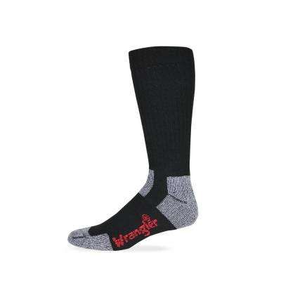 Wrangler Mens Riggs Cotton Work Crew - 2PK - Black