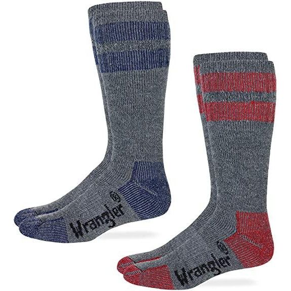 Wrangler Merino Wool Blend Crew - 2 Pack Assorted