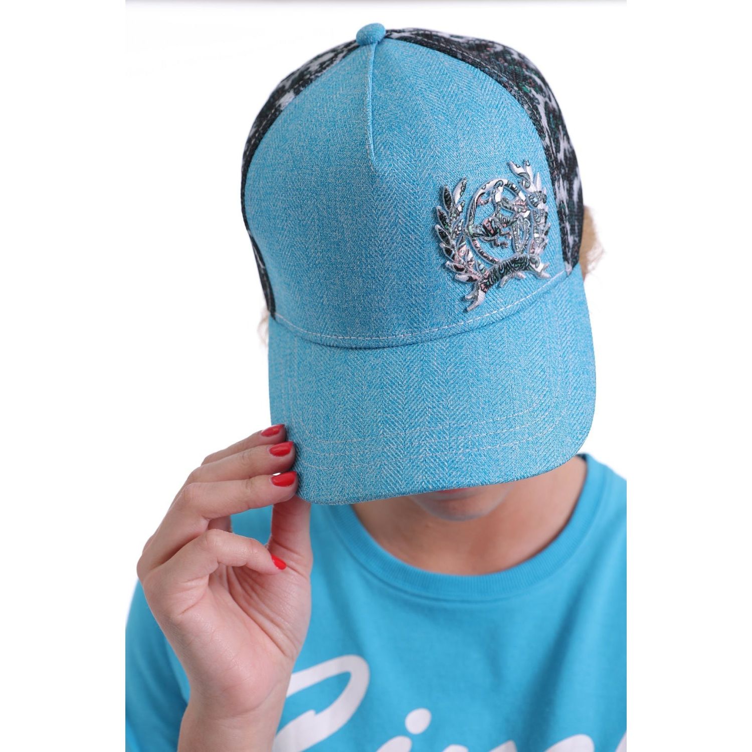 Women's Trucker Cap Blue