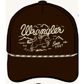 Wrangler Trail Boss Cap- Dark Brown