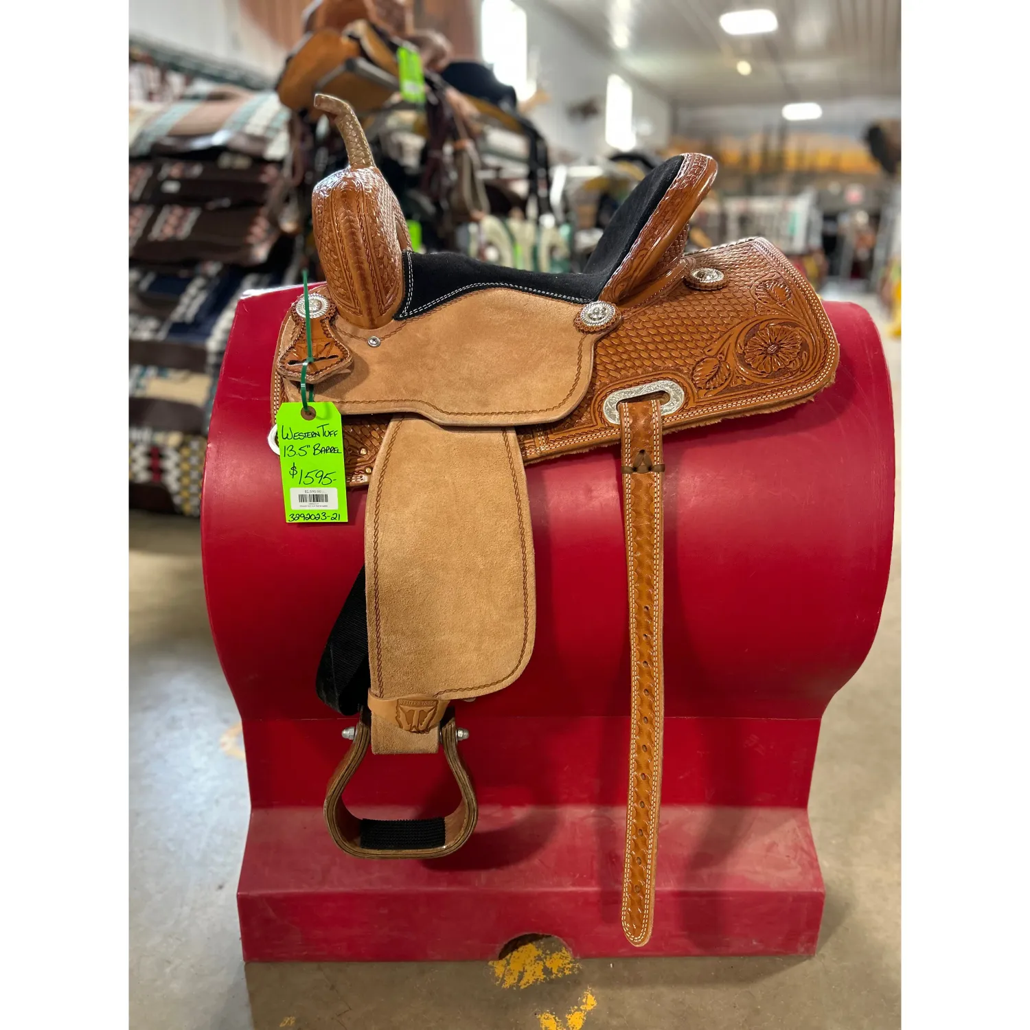 Western Tuff 13.5" Barrel Saddle