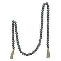 Wilco Boho Bead Garland Dusty Blue