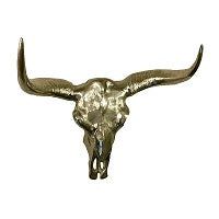 Wilco Wall Longhorn Skull Aluminum