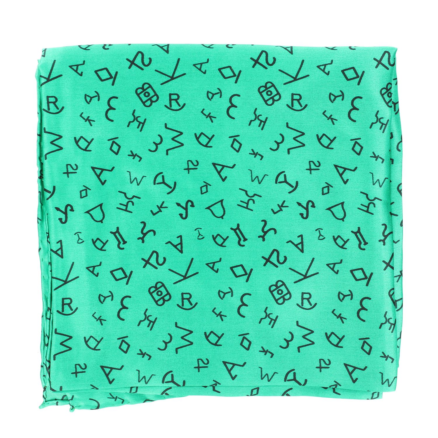 Wild Rag Branded Patterned 33x33 Forest Green