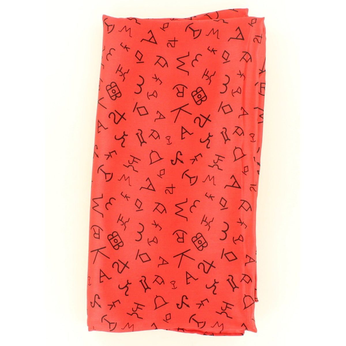 Wild Rag Large Branded Patterned 42x42 Red