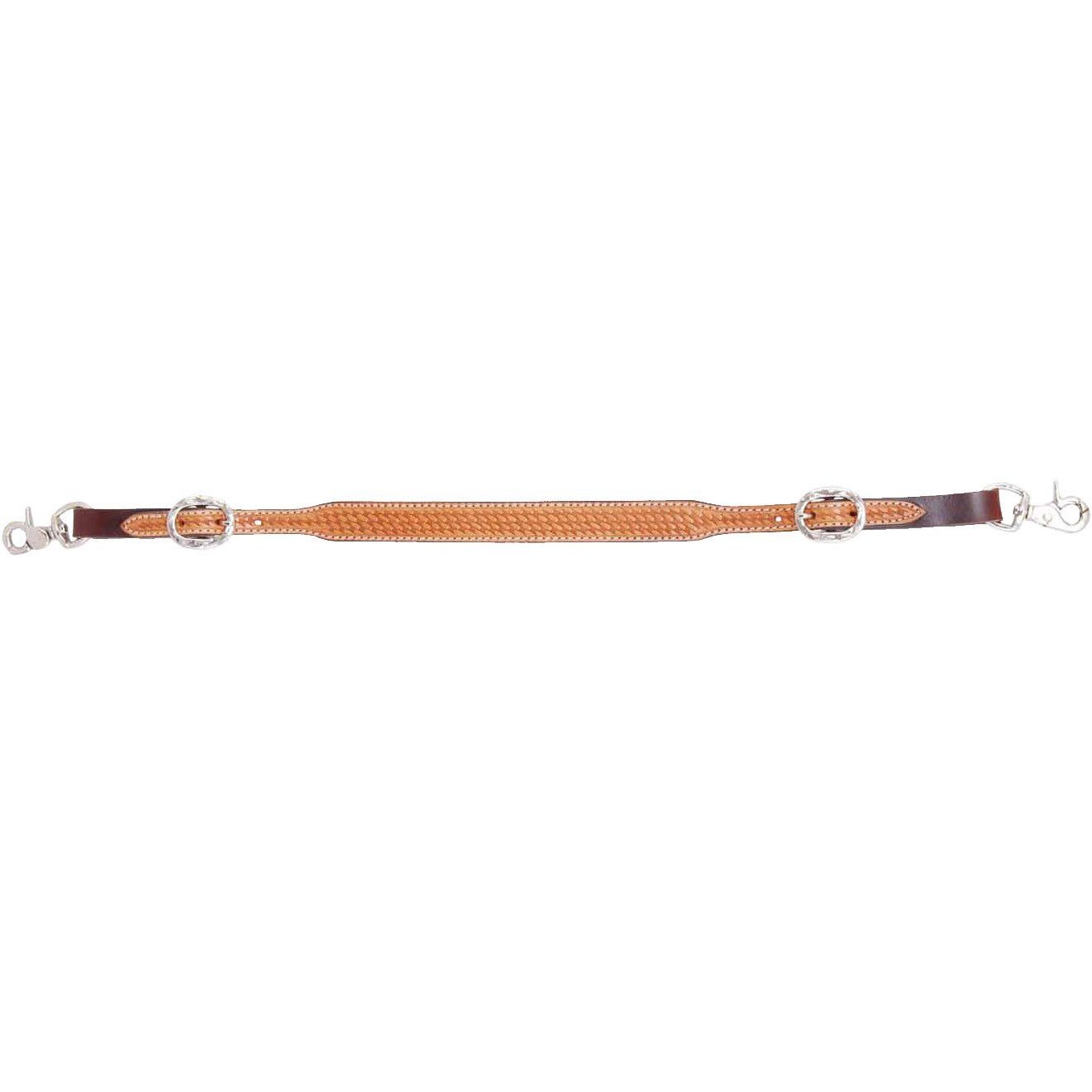 Wither Strap w/Basket Tooling Light Oil Finish