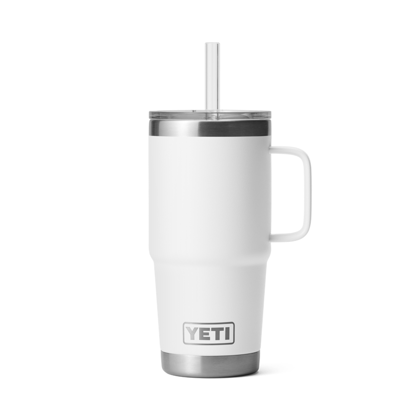Yeti Rambler 739ml Straw Mug - White