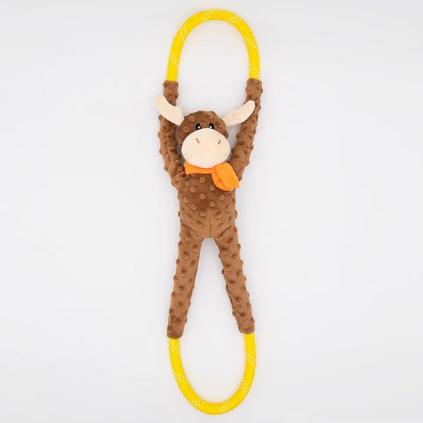 Zippy Paws Rope Tugz-Moose