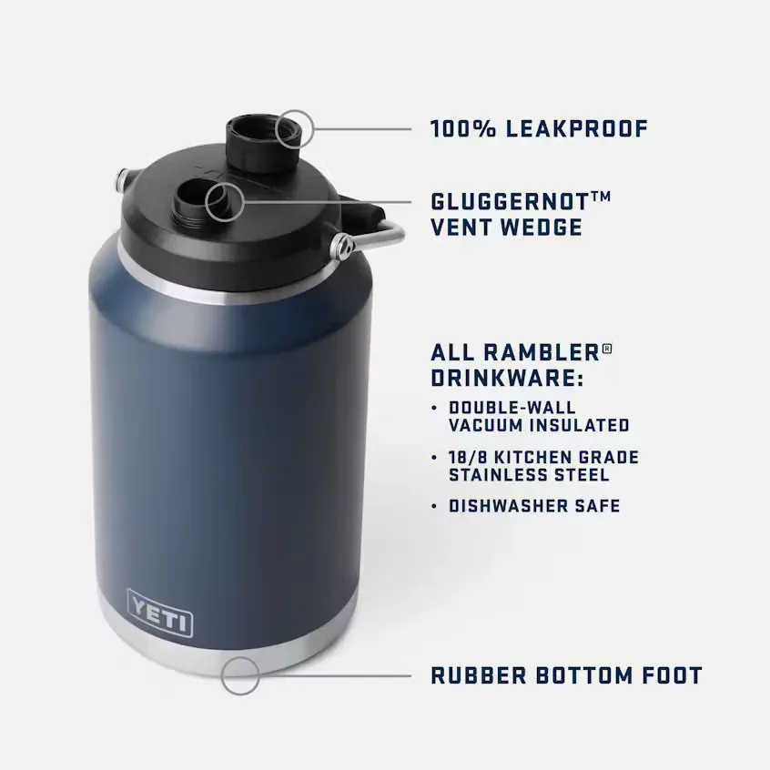 Yeti Rambler 3.7L Jug - Black