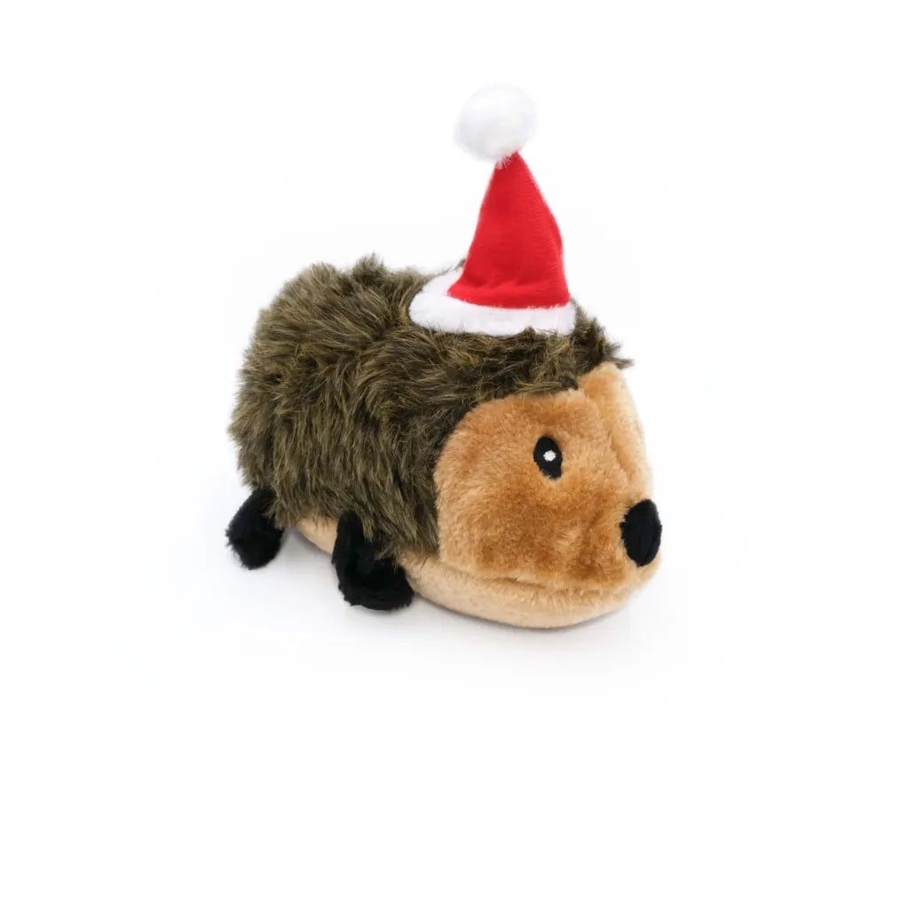 Zippy Paws Holiday Plush Hedgehog-Large