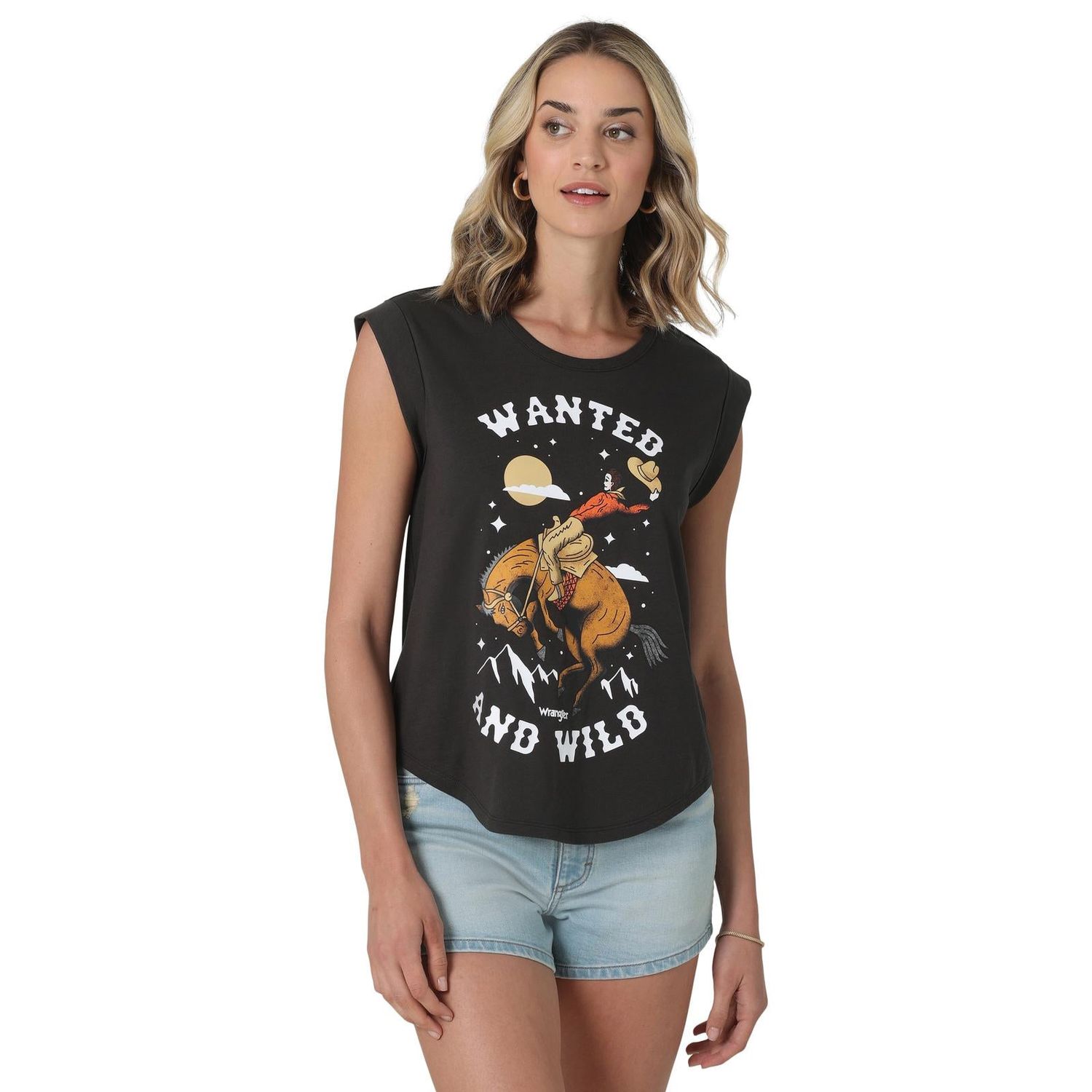 Wrangler Womens Retro Graphic Tee - Phantom