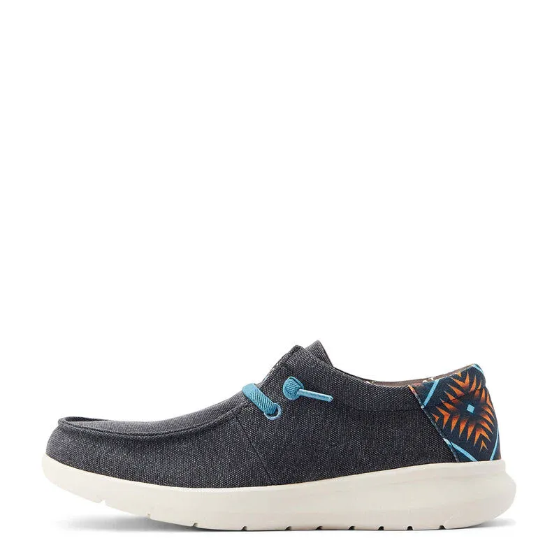 Ariat Men's Hilo Stretch Lace Shoes - Charcoal Blue, Size: 7