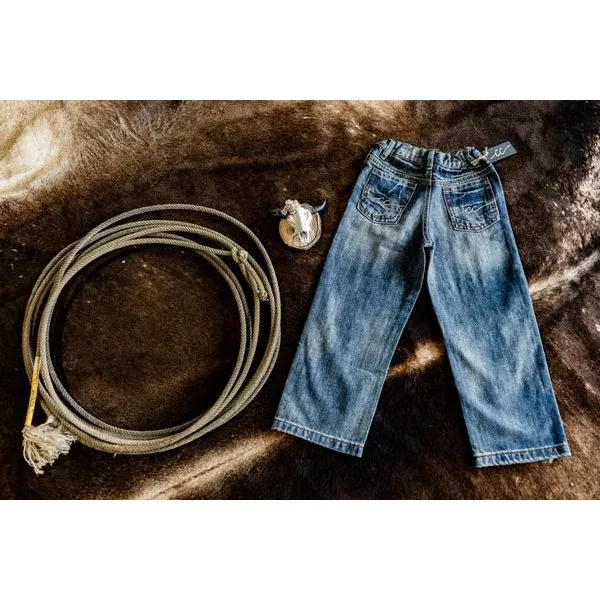 Cowgirl Couture Boy's Relaxed Fit Jeans - Dark Wash
