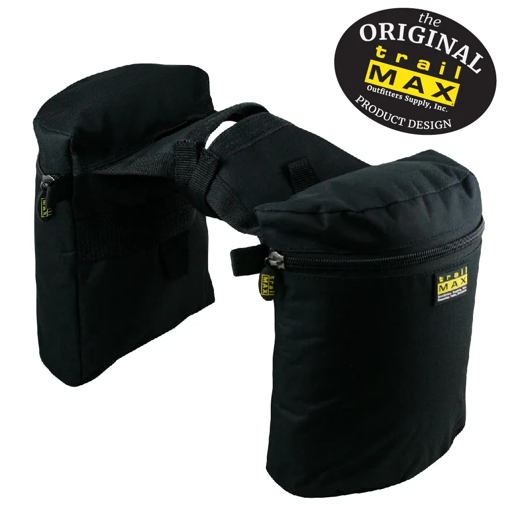 TrailMax Original Pommel Bags, Color: BLACK
