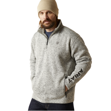 Ariat Men's Caldwell 1/4 Zip Sweater - Nulla Heather
