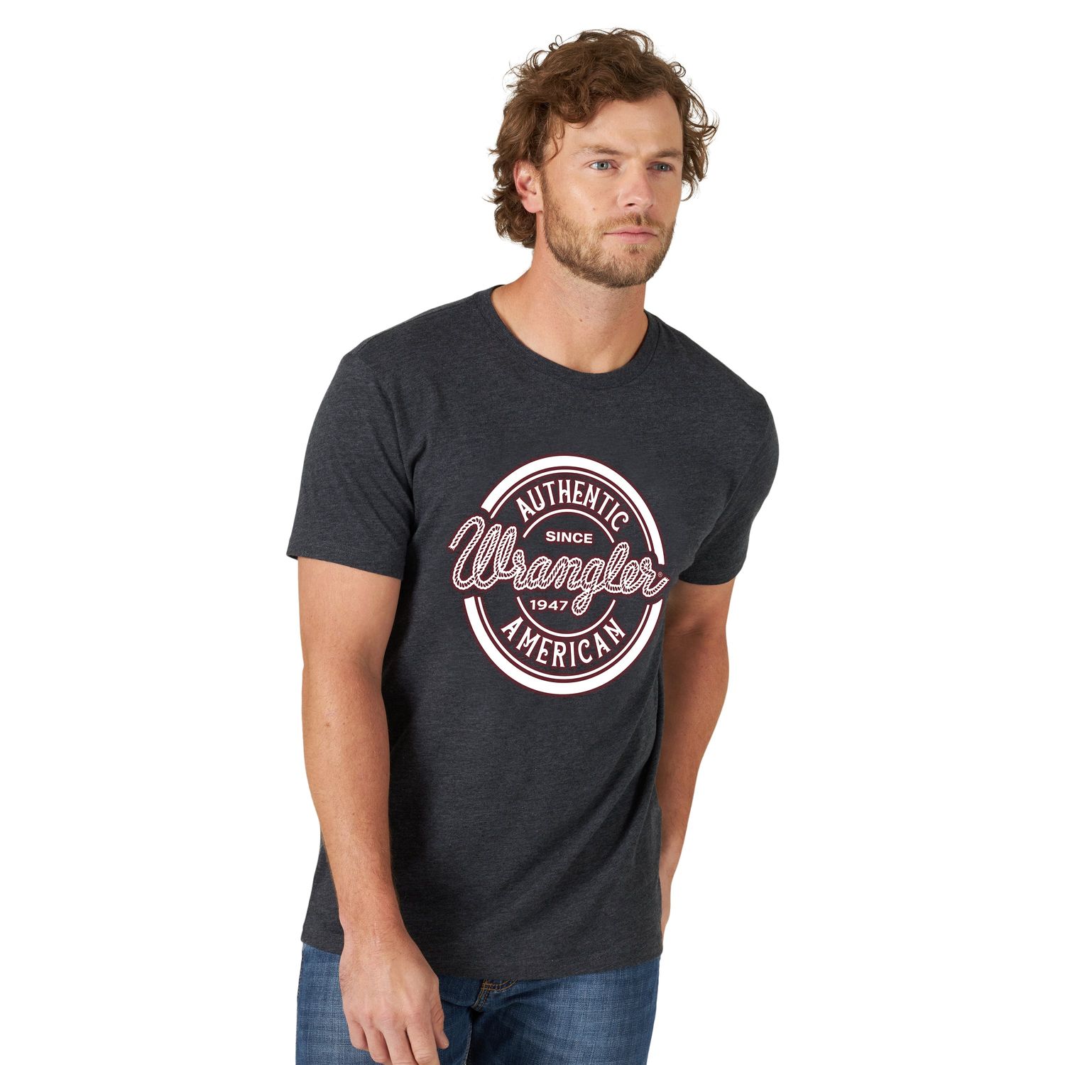 Wrangler Mens Graphic Tee Authentic Wrangler