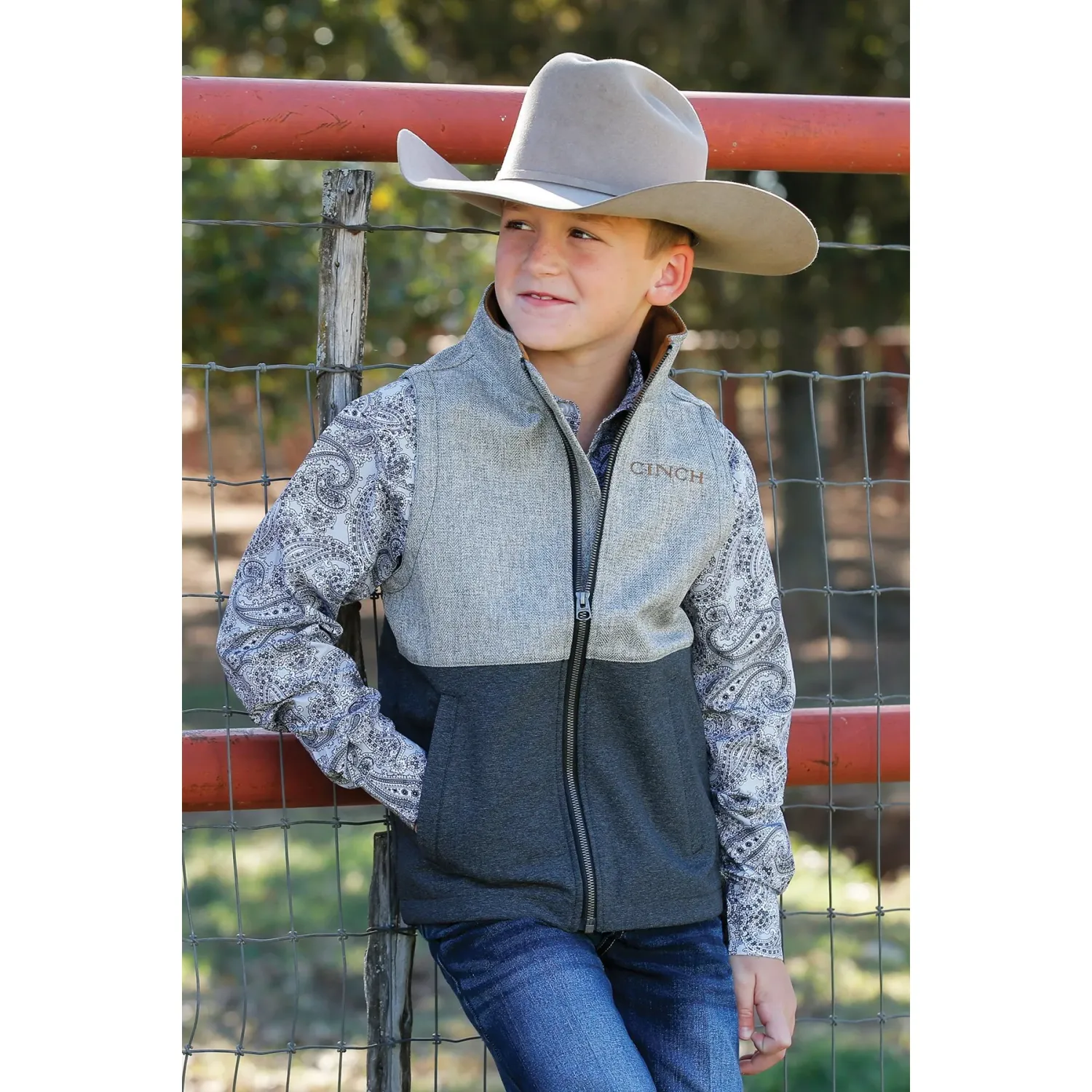 Cinch Boys Bonded Vest, Size: SMALL