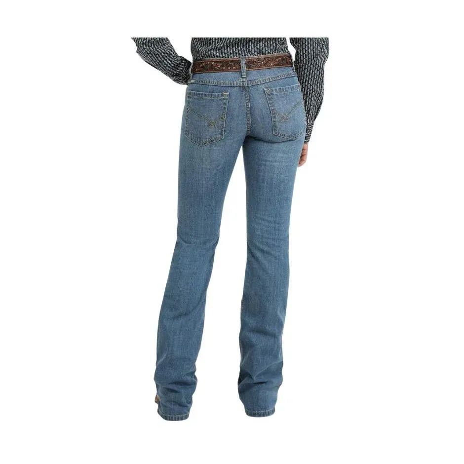 Cinch Women's Kylie II Midrise Slim Fit Jeans- Medium Stone