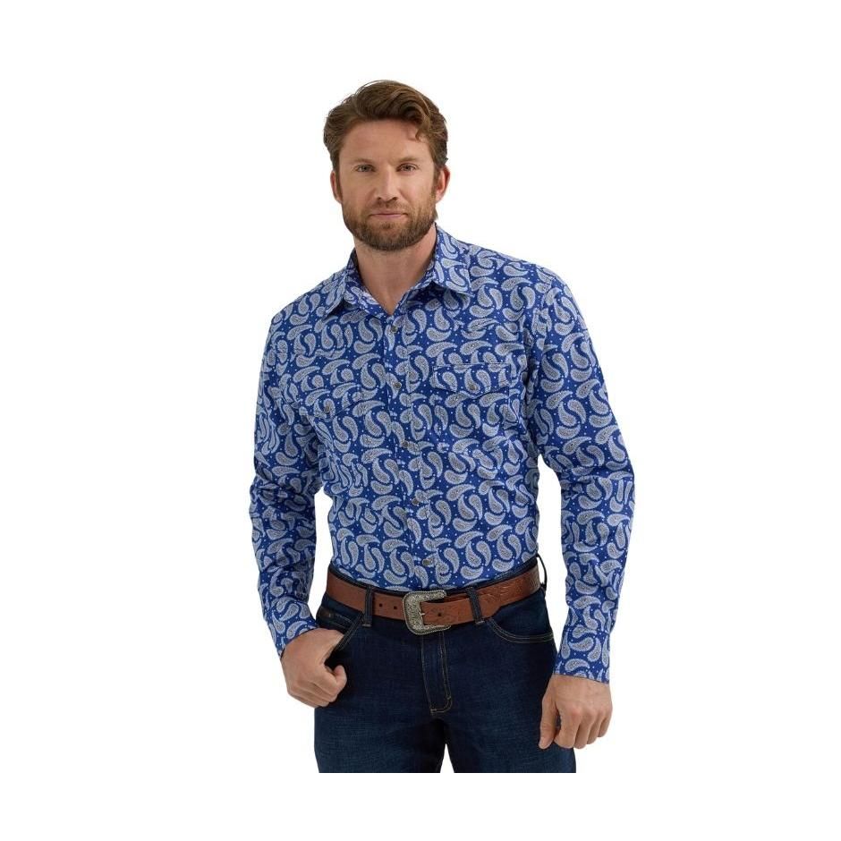Wrangler Men's 20X Competition Advanced Comfort Long Sleeve Classic Fit Shirt
