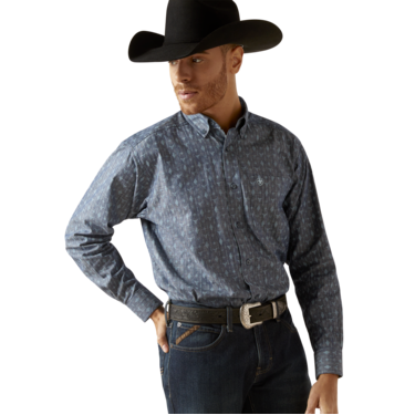 Ariat Men's Graham Classic Fit Shirt - Blue