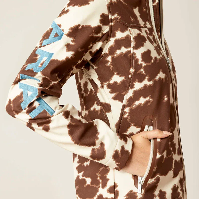 Ariat Womens New Team Softshell Print Jacket Pony