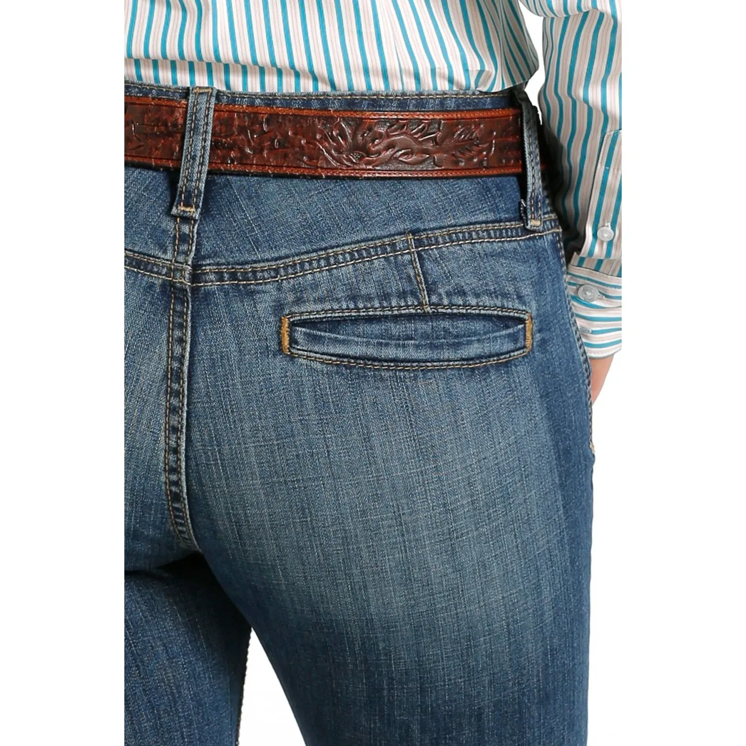 Cinch Women's Slim Fit Lynden Jeans - Medium Stonewash