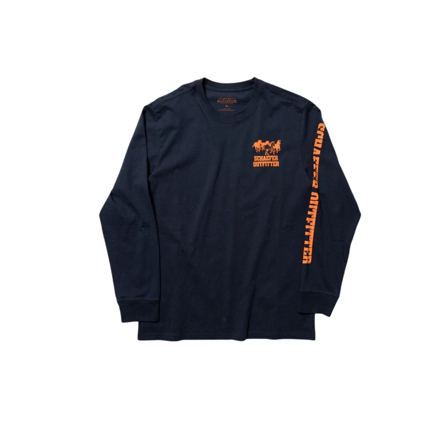 Schaefer Men's Long Sleeve Logo Tee