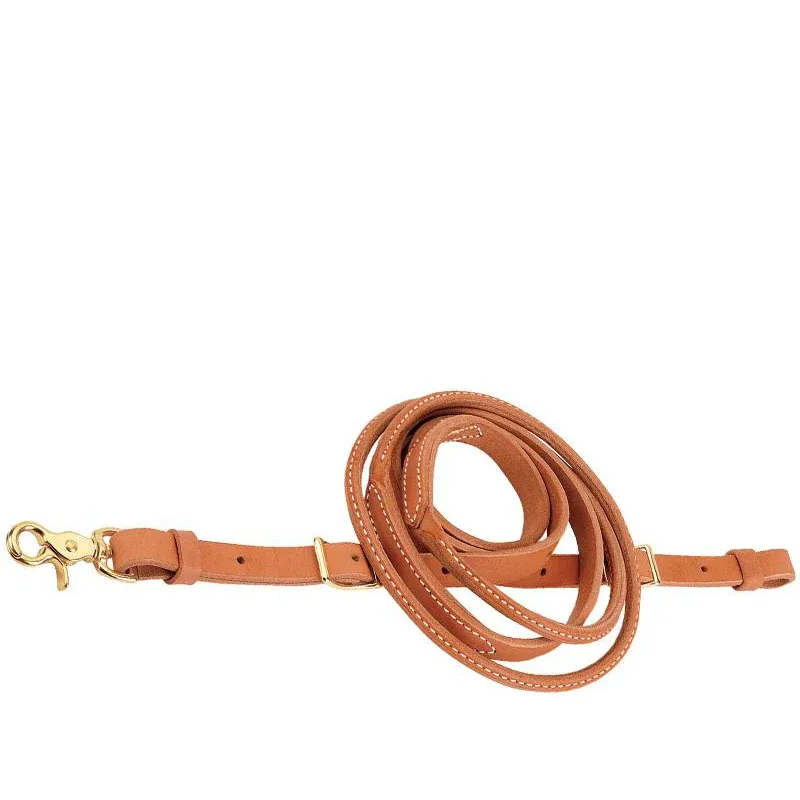 Weaver Leather Harness Leather Round Roper and Contest Rein 3/4" x 7'