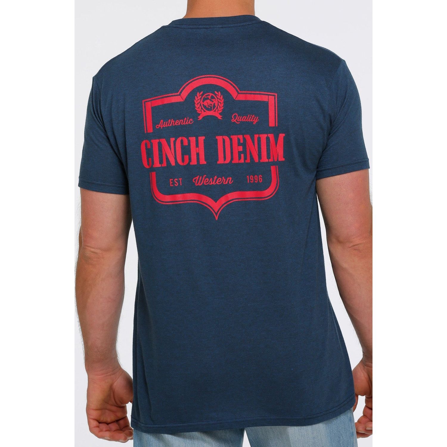 Cinch Men's SS Tee Navy