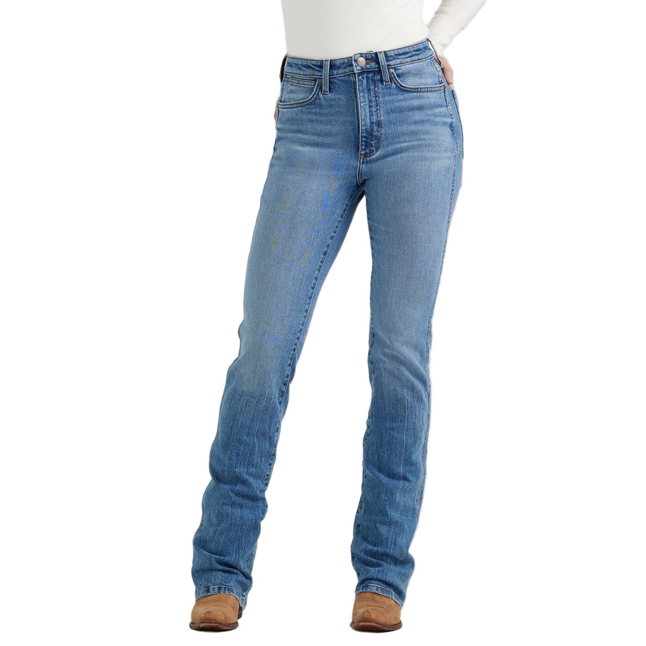Wrangler Women's Retro High Rise Bailey Boot Cut Jeans - Kelly