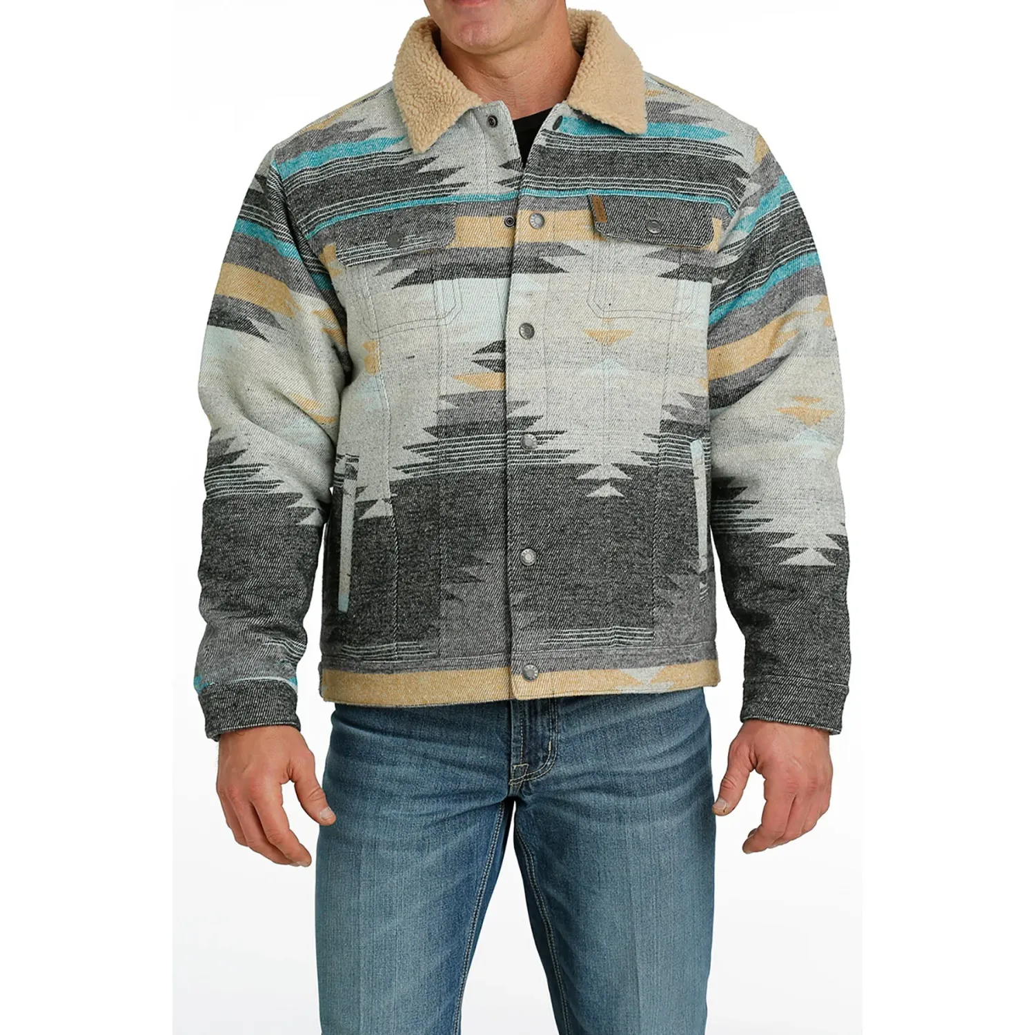 Cinch Men's Wooly Trucker Jacket - Multi