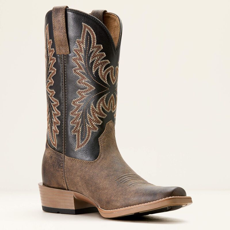Ariat Men's Renegade Cowboy Boot - Stone &amp; Black
