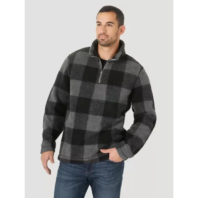 Wrangler Mens Western 1/4 Zip Pullover, Size: SMALL