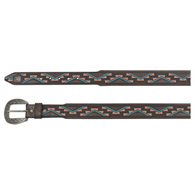 Red Dirt Men's Tapered Brown w/Geometric Pattern