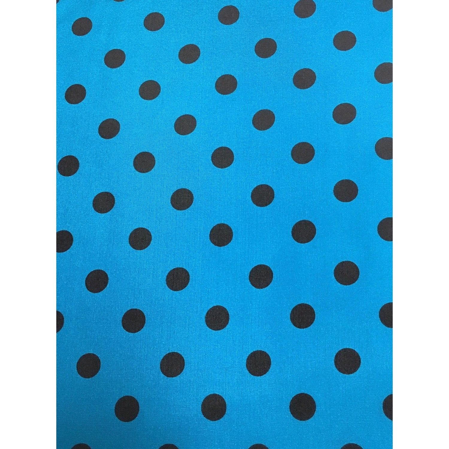 Wyoming Traders Silk Scarf - Polka Dot, Colour: AQUA