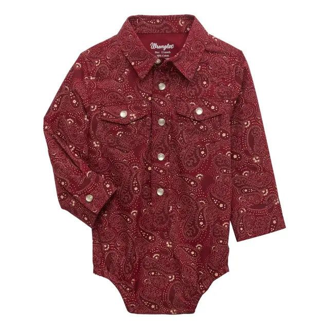 Wrangler Baby Boy Long Sleeve Bodysuit